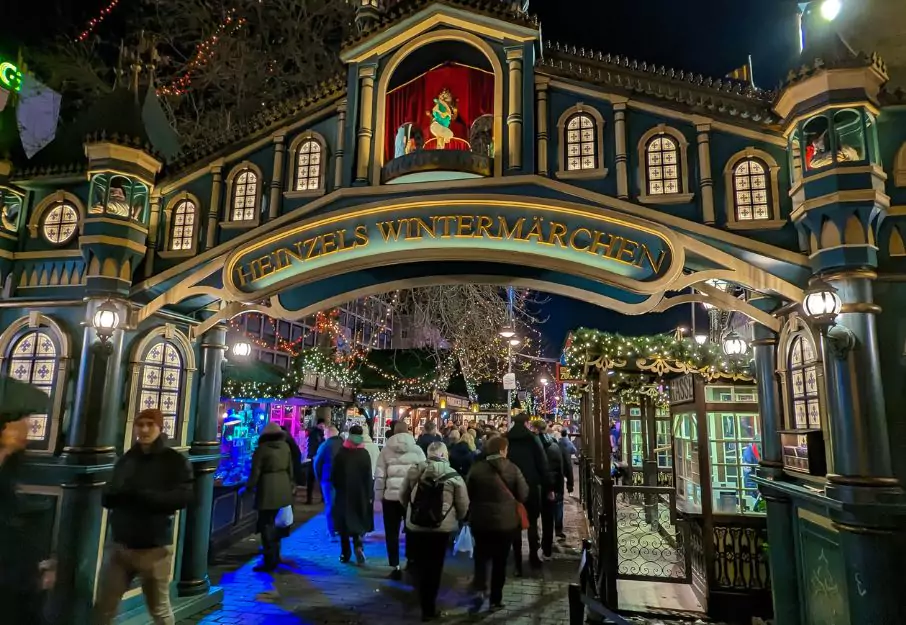 The entry to the 3.	Heinzels Winter Fairytale Christmas Market