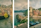 Three photo collage of the Cinque Terre