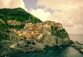 Colorful houses in a Manerola, Cinque Terre - Italy